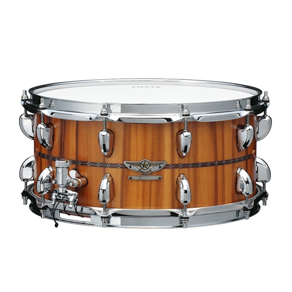 Tama Star Reserve G-Mahogany 14 x 6.5 Snare Drum, Satin Natural Tineo TGHS1465S-SNT